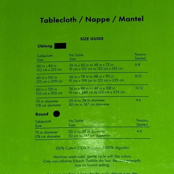 Kate Spade New York Oblong Tablecloth! - Picture 4 of 5